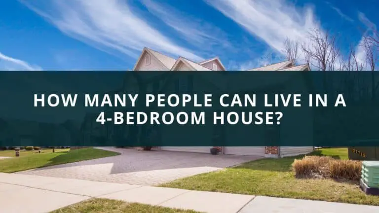How many people can live in a 4-bedroom house?