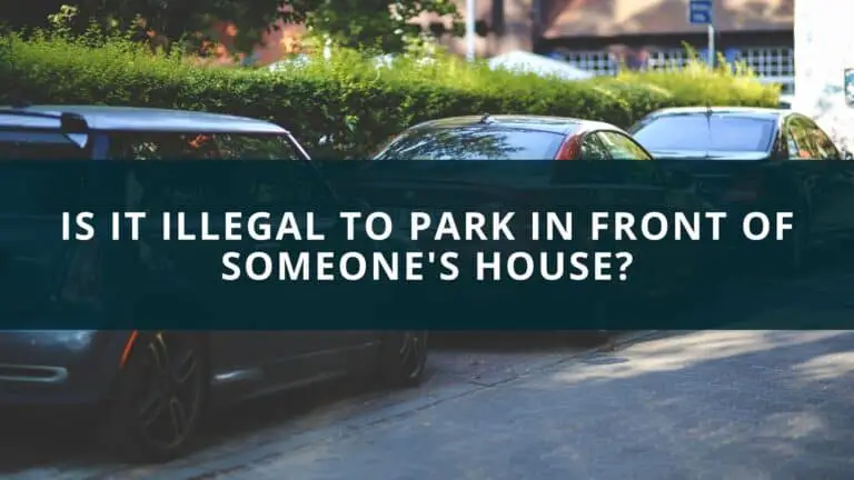 Is it illegal to park in front of someone's house?