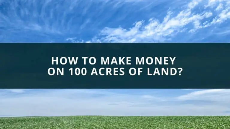 How to make money on 100 acres of land?