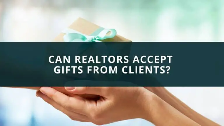 Can realtors accept gifts from clients?