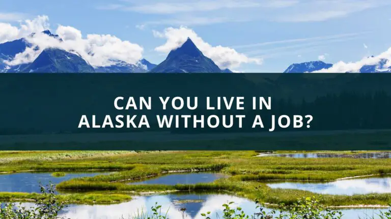 Can you live in Alaska without a job?